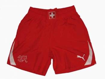 Schweiz Trikot Shorts/Hose Puma 10/11 Home Red