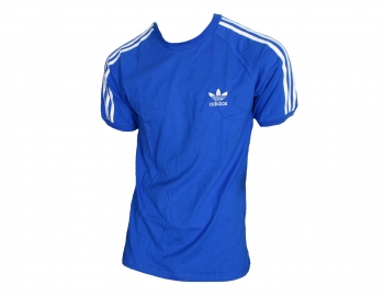 Adidas Originals 3-Stripes T-Shirt Trefoil Adidas Bluebird/White