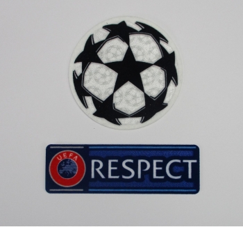 UEFA Champions League Logo Flock Respect Set 2020-21
