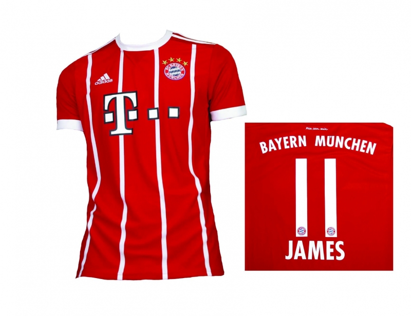 Fc Bayern Munchen Trikot Home 2017 18 Adidas James