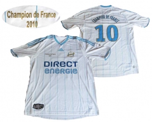 Olympique Marseille Trikot Home Adidas 09/10 Champion Edition
