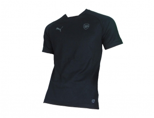 Arsenal London Casual T-Shirt Performance Puma 2017/18 Black