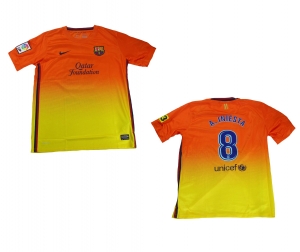 FC Barcelona Trikot Away Kindergröße 2012/13 Nike Andrés Iniesta