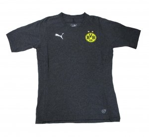 Borussia Dortmund T-Shirt Dunkelgrau Puma 2018/19