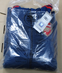 Arsenal London Kapuzenjacke Sweat 3S Adidas Blau